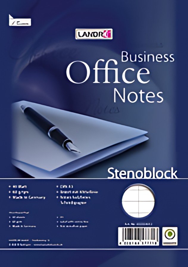 LANDRÉ Bloc sténo "WORK" A5, 40 feuilles, lignes moyennes