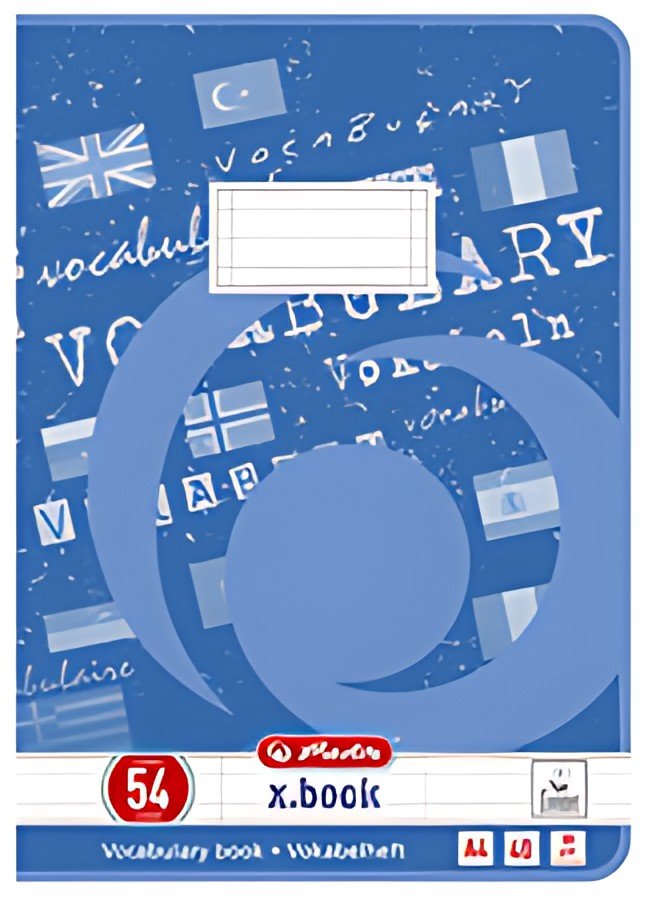herlitz Vokabelheft x.book, DIN A4, 3-spaltig, 40 Blatt