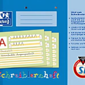 Livret d'écriture d'apprentissage Oxford, DIN A4 paysage, règle : SL / Bavière
