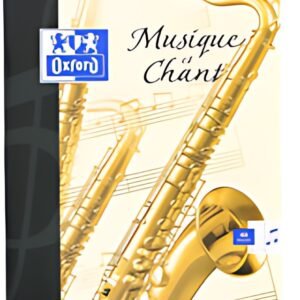 Oxford Cahier de musique et chant, A4, seyès, 24 + 24 pages