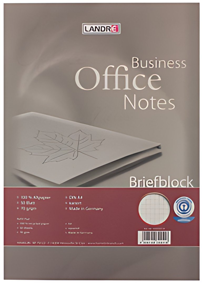 LANDRÉ Bloc de correspondance Recycling, A4, 100 pages,