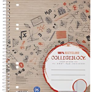 LANDRÉ Cahier "Recycling" A5+, quadrillé, 80 feuilles