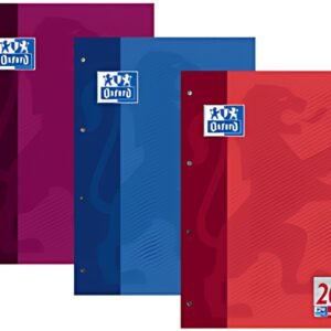 Oxford Cahier scolaire, A4, 100 pages, encollé en tête,