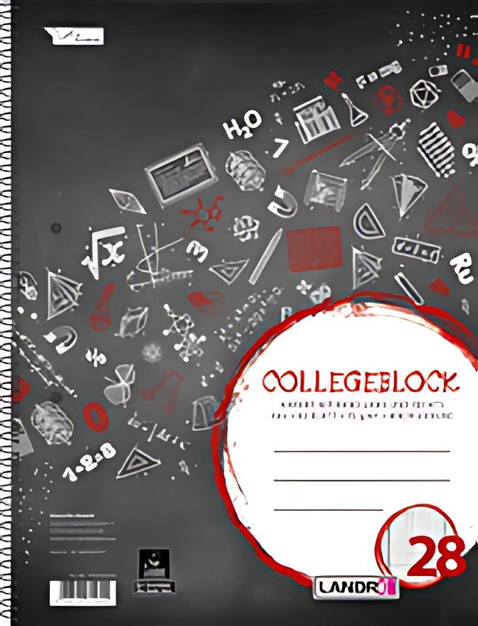LANDRÉ collegeblock "college" A4, quadrillé, 320 pages