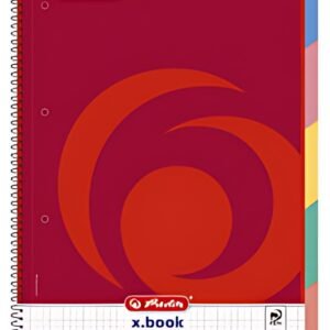 LANDRÉ Cahier à spirale avec intercalaires "COLLEGE", A4,