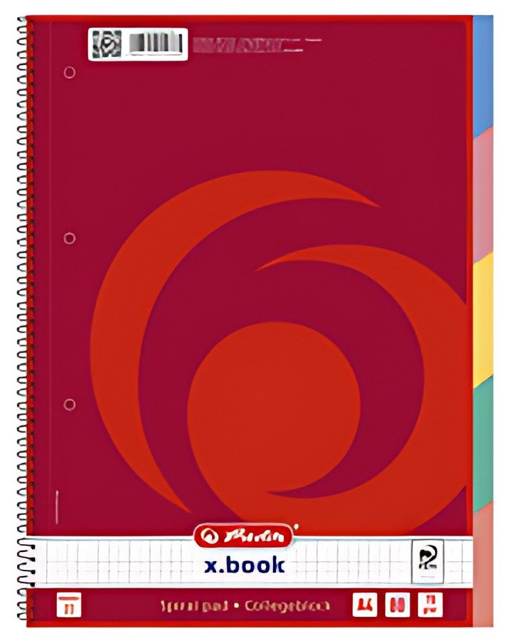 LANDRÉ Cahier à spirale avec intercalaires "COLLEGE", A4,