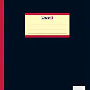 Cahier lycéen LANDRÉ DIN A4, ligné, marge blanche 9cm à droite