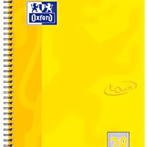 Oxford Cahier Touch, A4+, quadrillé, 160 pages, jaune soleil