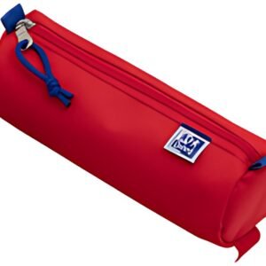 Oxford Trousse ronde, polyester, rond, grand, rouge
