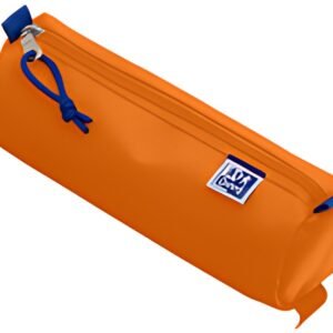 Oxford Trousse ronde, polyester, rond, grand, orange