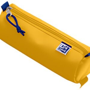 Oxford Trousse ronde, polyester, rond, grand, jaune