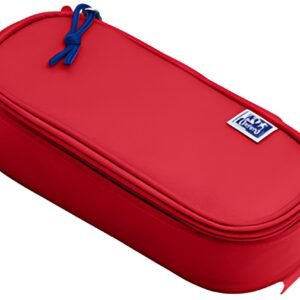 Oxford Trousse, polyester, oval, rouge