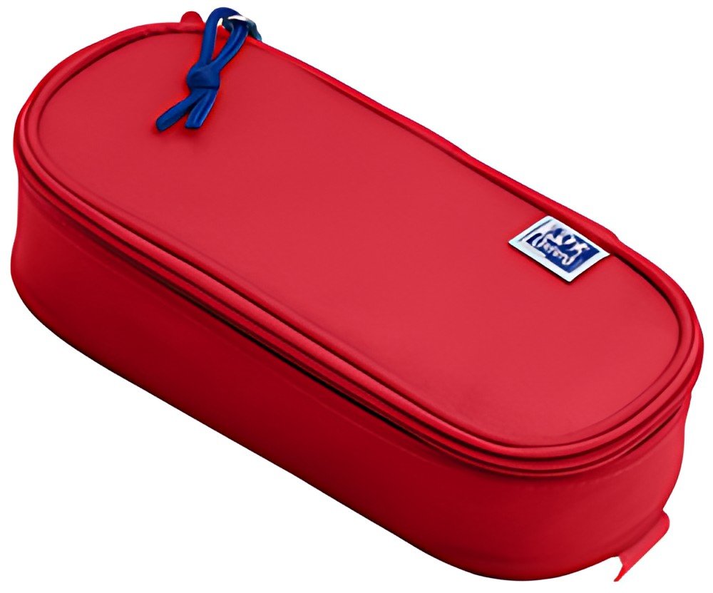 Oxford Trousse, polyester, oval, rouge
