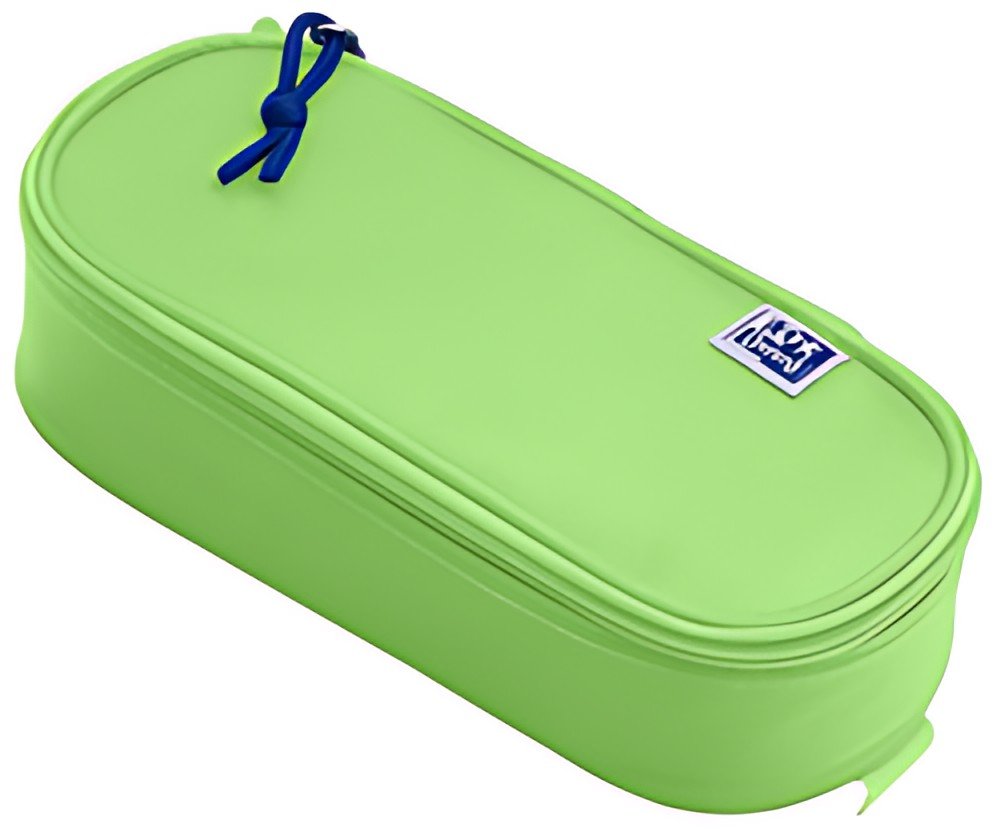 Oxford Trousse, polyester, oval, vert clair
