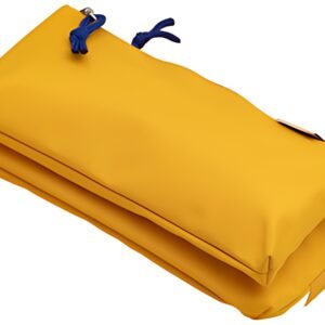 Oxford Trousse à deux compartiments, polyester, jaune