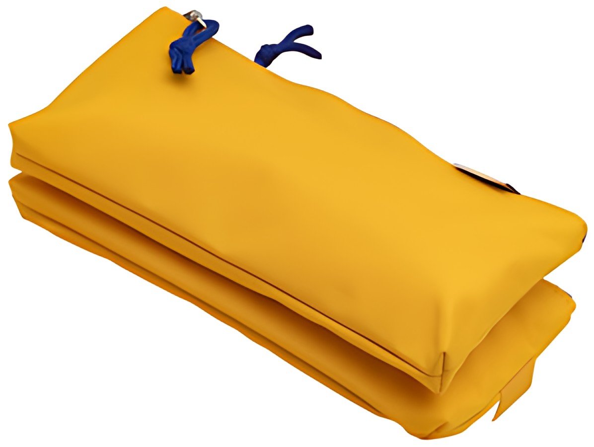 Oxford Trousse à deux compartiments, polyester, jaune