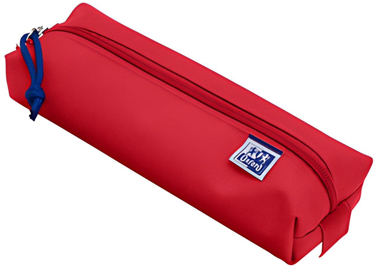 Oxford Trousse, polyester, rectangulaire, petit, rouge
