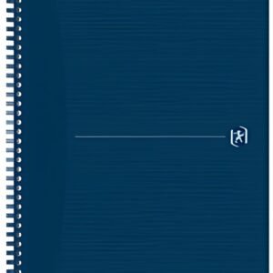 Oxford Cahier à spirales Origins, A4, quadrillé, bleu