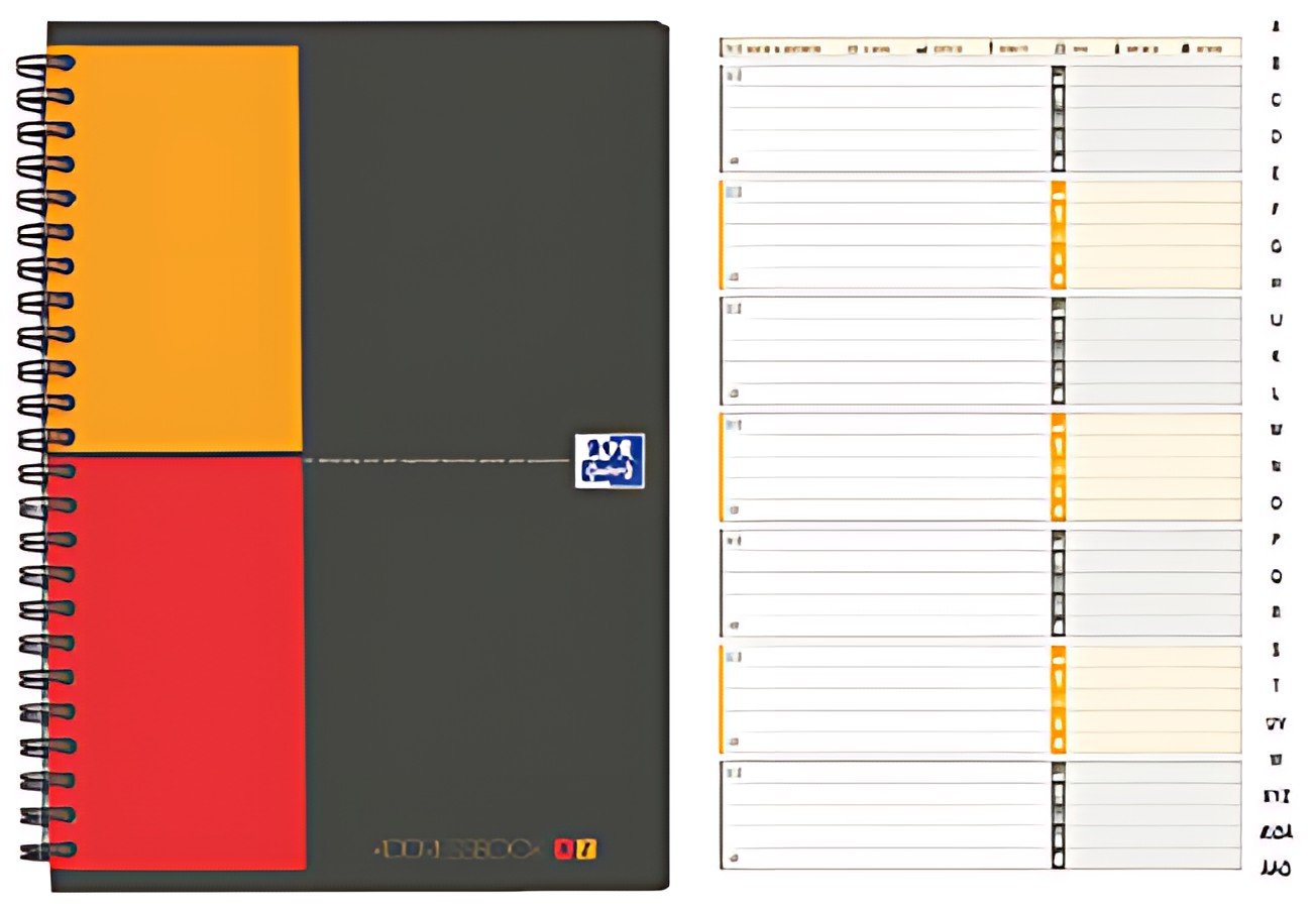 Oxford International Carnet d'adresses "ADDRESSBOOK", A5