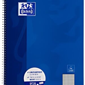 Oxford Cahier à spirale, A4+, quadrillé, 160 pages