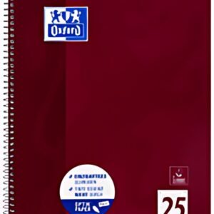 Oxford Cahier à spirale, A4+, ligné, 160 pages,