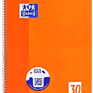 Oxford Cahier à spirale, A4+, uni, 160 pages, orange