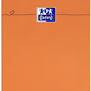 Oxford Bloc-notes, A4, quadrillé, 80 feuilles, orange