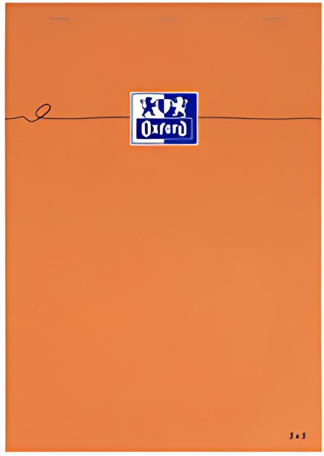 Oxford Bloc-notes, A4, quadrillé, 80 feuilles, orange