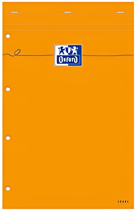 Oxford Bloc-notes, 210 x 315, Seyès, 80 feuilles, orange