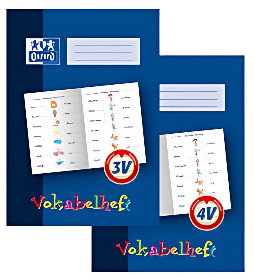Oxford Cahier de vocabulaire, interligne: 3V, A4, 32 pages