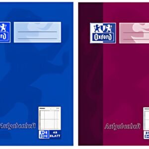 Oxford Cahier de devoirs, A5, 96 pages, assorti