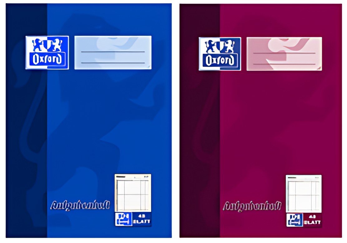 Oxford Cahier de devoirs, A5, 96 pages, assorti
