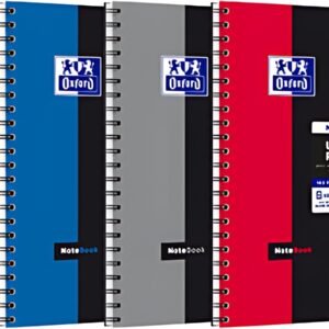 Oxford Etudiants Cahier à spirale "NOTEBOOK", A4+, quadrillé