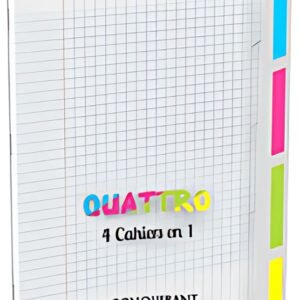 CONQUERANT CLASSIQUE Cahier "QUATTRO", 170 x 220 mm, seyès