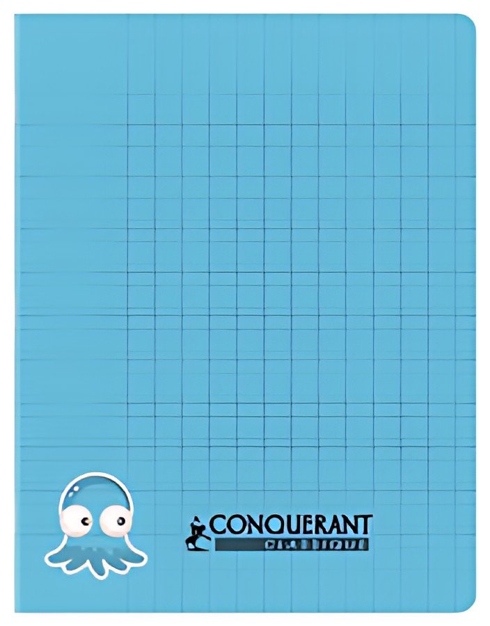 CONQUERANT CLASSIQUE Cahier d'écriture, 170 x 220 mm, bleu