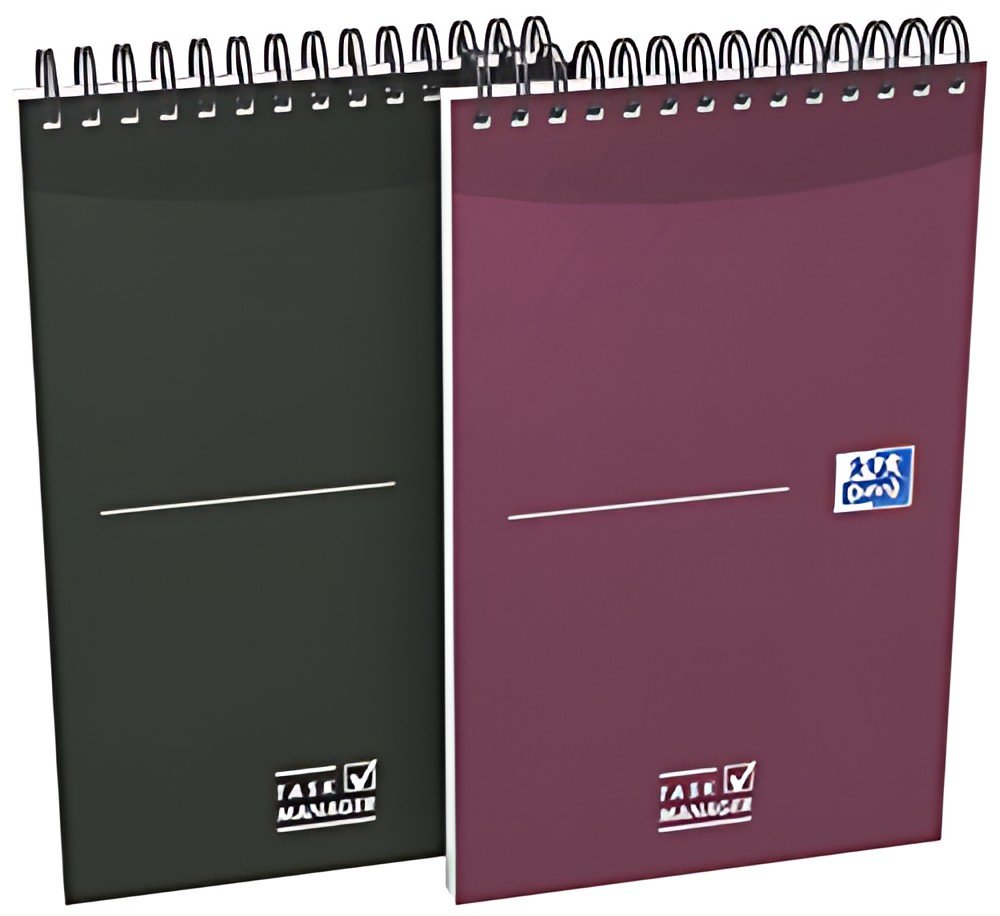 Oxford Bloc-notes à spirale Office "Task Manager", 125x200mm