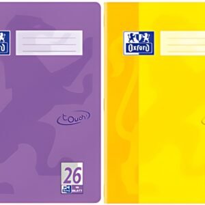 Cahier d'exercices Oxford "Touch", DIN A4, règle 26, jaune soleil