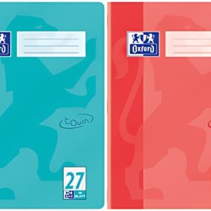 Oxford Schulheft "Touch", DIN A4, Lineatur 27, aqua