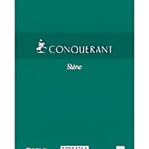 CONQUERANT SEPT Bloc sténo à spirale, A5, uni, 50 feuilles