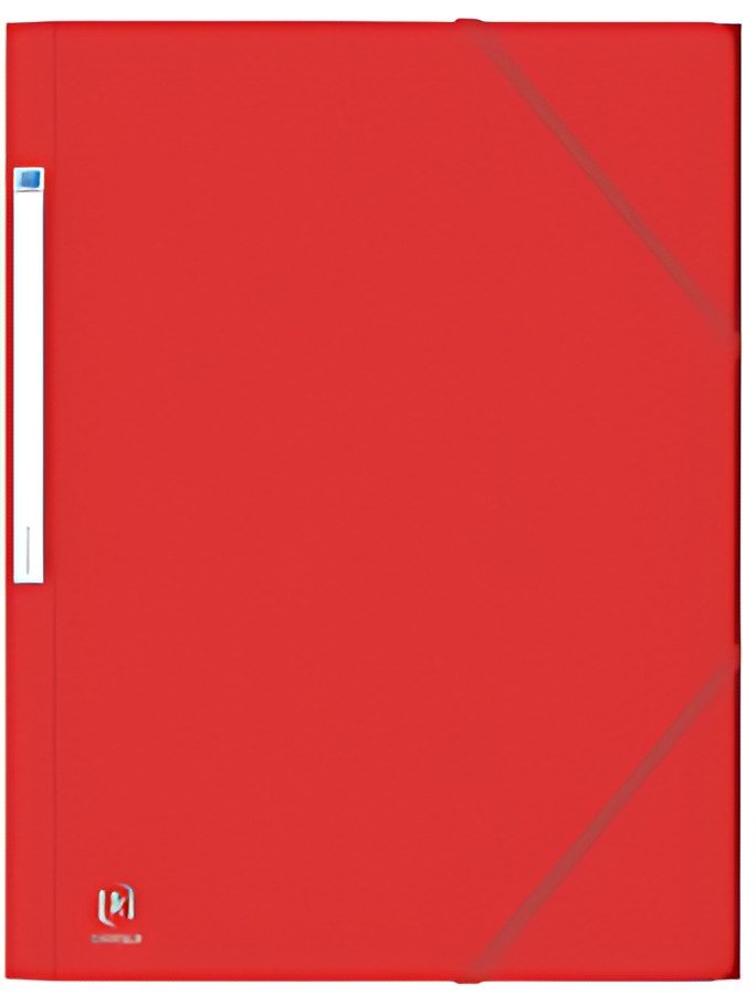 Oxford Chemise à élastique EUROFOLIO+, A4, rouge