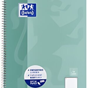 Oxford Cahier à spirale, A4+, pointillé, 160 pages,turquoise
