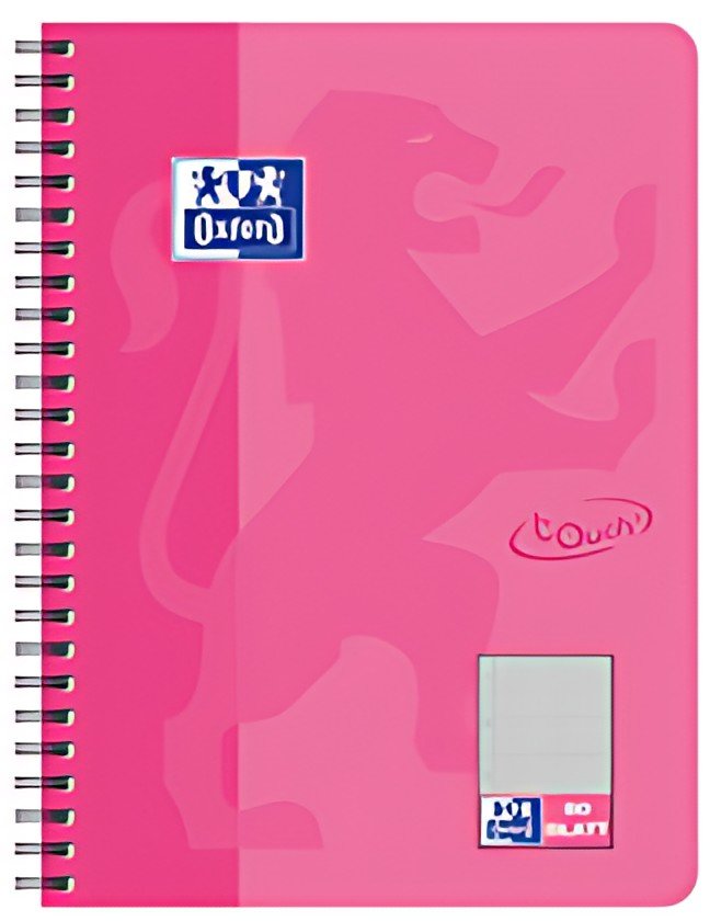 Oxford Cahier spiralé Touch, B5, pointillé, 160 pages