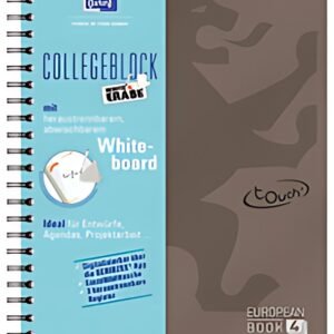 Oxford Cahier Touch European Book 4 "Write & Erase", brun