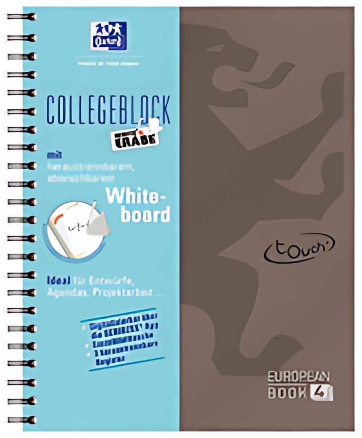 Oxford Cahier Touch European Book 4 "Write & Erase", brun