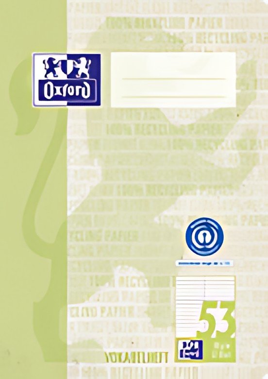 Livre de vocabulaire Oxford "Recyclage", DIN A5, 2 colonnes, 32 feuilles