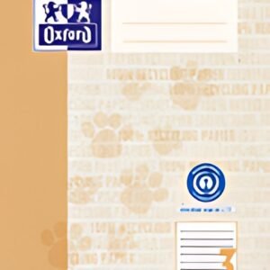 Cahier Oxford "Recycling", DIN A5, 16 feuilles, règle 3