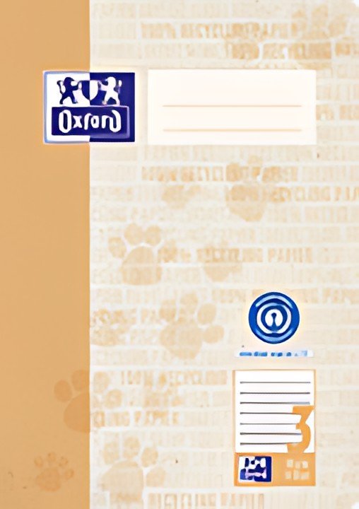 Cahier Oxford "Recycling", DIN A5, 16 feuilles, règle 3