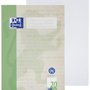 Cahier Oxford "Recycling", DIN A4, 16 feuilles, règle 20