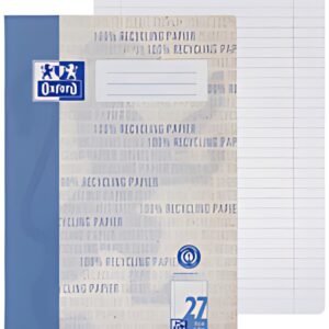 Cahier Oxford "Recycling", DIN A4, 16 feuilles, règle 27