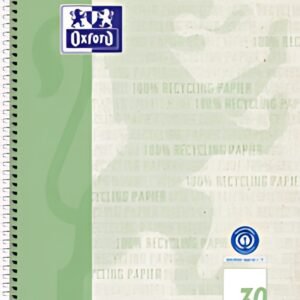 Bloc-notes Oxford College "Recycling", DIN A4+, 80 feuilles, vierge